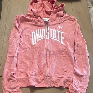 Ohio State Pink Zip-Up Hoodie